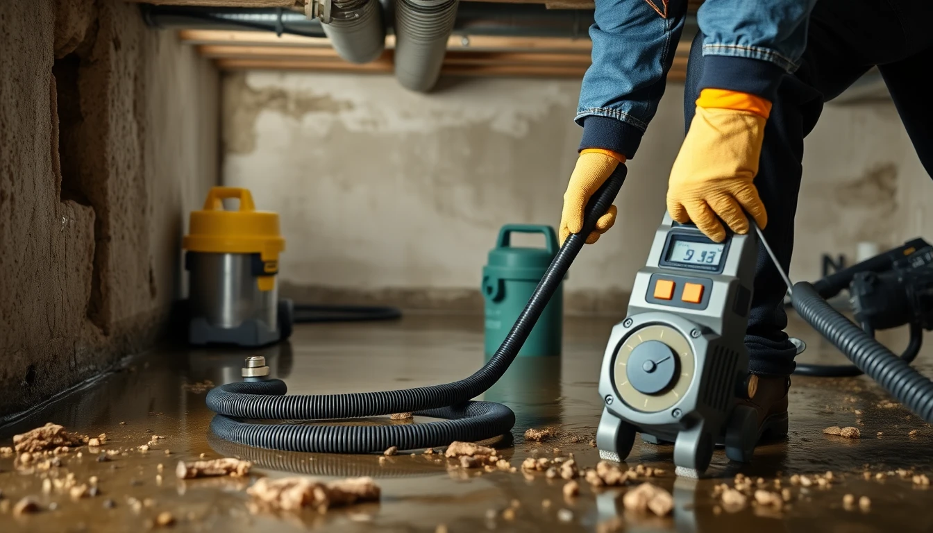 Slab Pipe Burst Cleanup